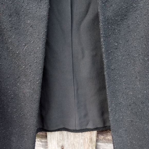 Vintage nubby black wool swing jacket with pockets from Ohrboch's Grey Room - Picture 7 of 10